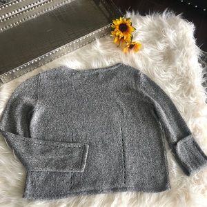 Rag & Bone Grey Linen Blend Sweater Size L